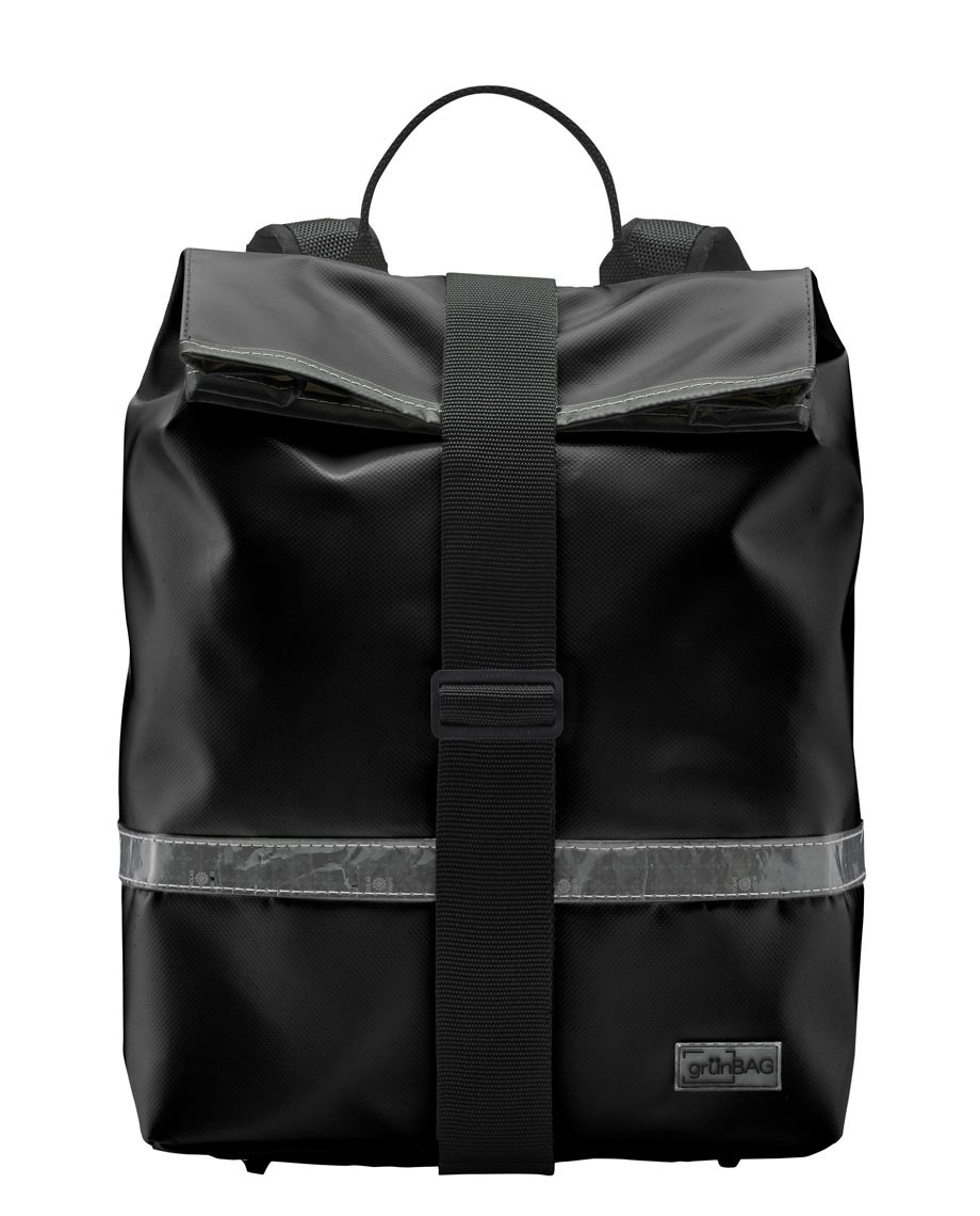 OUTLET Black Backpack Norr Reflection