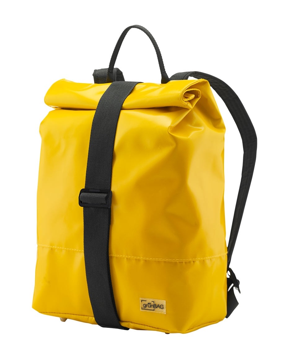 Yellow Sustainable Backpack | Backpacks for a greener future