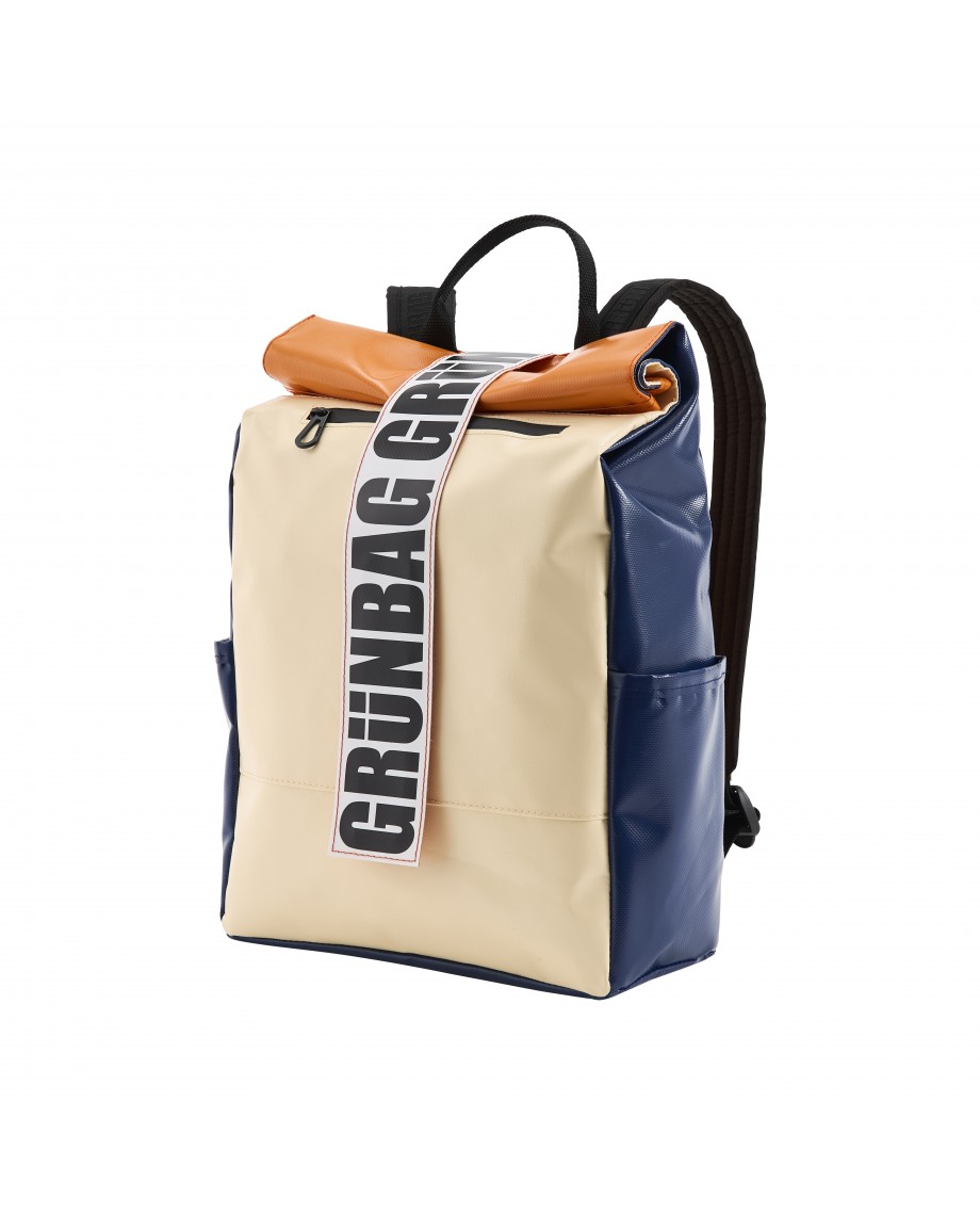 Marine Blue Multicolor Backpack Alden