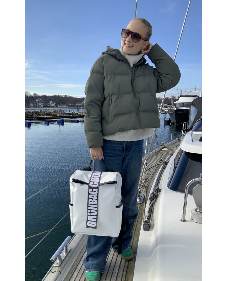 White Backpack Alden