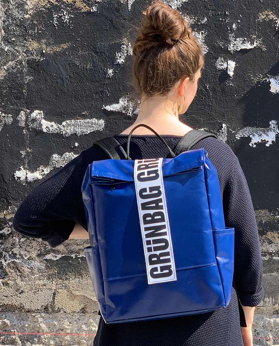 Navy Blue Backpack Alden