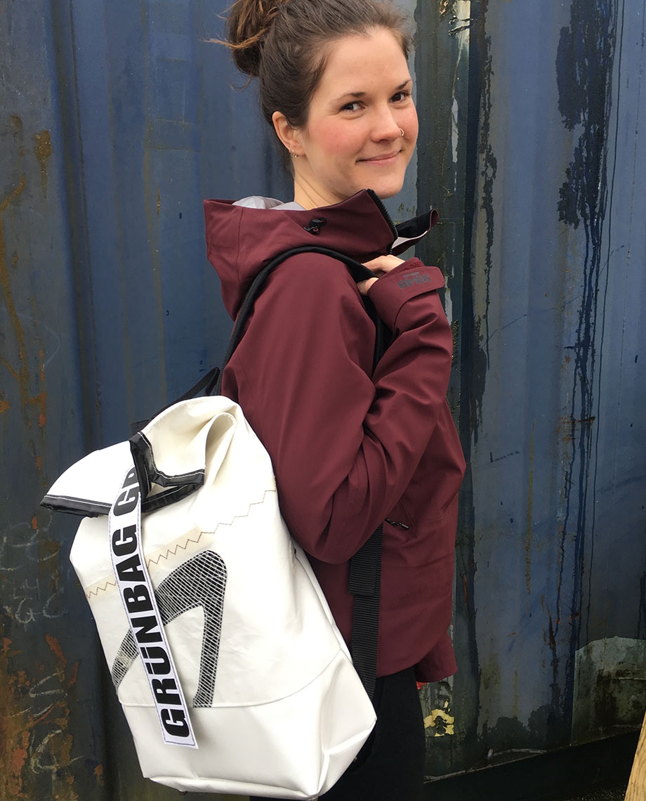 recycled sail backpack